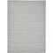 Signature Home Collection Contemporary Rectangular Area Throw Rug - 5.25' x 7.25' - Cream and Gray